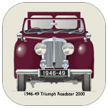 Triumph Roadster 2000 1946-49 Coaster 1